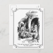 クリスマス・キャロル:あなたは幽霊のよく出る シーズンポストカード (正面/裏面)