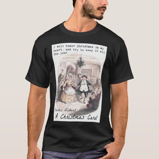 クリスマス・キャロル おもしろ Tシャツ (正面)