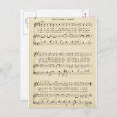 クリスマス・キャロル:「すてきオールド・サンタクロース」 シーズンポストカード (正面/裏面)