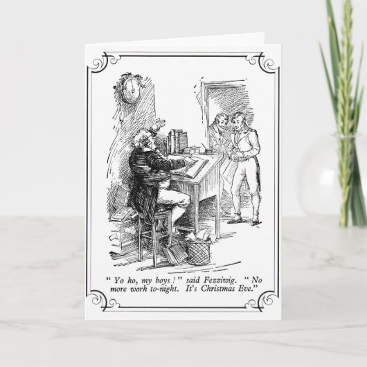 クリスマス・キャロル：クリスマスイブ シーズンカード (正面)
