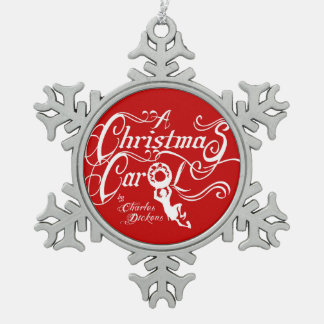クリスマス・キャロル スノーフレークピューターオーナメント