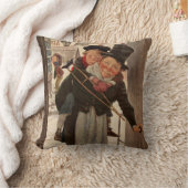 クリスマス・キャロル：ティム&ミスター・クラチット クッション (ブランケット)