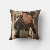 クリスマス・キャロル：ティム&ミスター・クラチット クッション (裏面)