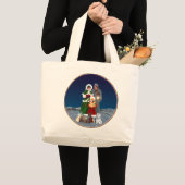 クリスマス・キャロル ラージトートバッグ (正面(商品))