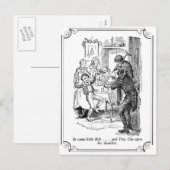 クリスマス・キャロル：リトル・ボブ&ティニー・ティム シーズンポストカード (正面/裏面)