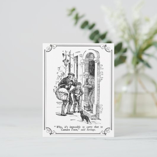 クリスマス・キャロル：何で無理だ シーズンポストカード (スタンド正面)