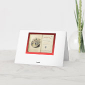 クリスマス・キャロル、First EditionのFrontispiece シーズンカード (裏面)