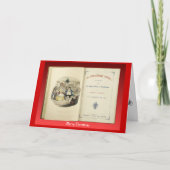 クリスマス・キャロル、First EditionのFrontispiece シーズンカード (正面)