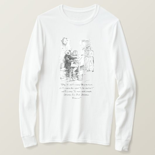クリスマス・キャロル Tシャツ (デザイン正面)