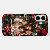 クリスマス キャンディケーン カスタム 写真入り Case-Mate iPhoneケース (裏面 (横))