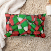 クリスマス キャンディコーン ランバークッション (ブランケット)