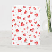 クリスマス キャンディーキャン ハート カード (裏面)