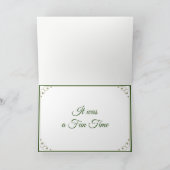 クリスマス キャンディー サンクス サンキューカード (内部)