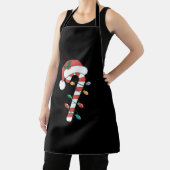 クリスマス キャンディ ケイン サンタ Xmas キッズ エプロン (インサイチュ)