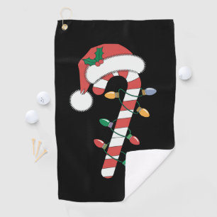 クリスマス キャンディ ケイン サンタ Xmas キッズ ゴルフタオル