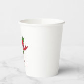 クリスマス キャンディ ケイン 紙コップ (左)