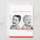 クリスマス キャンディ 赤いストライプ 2枚の写真 (正面)