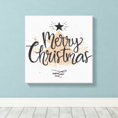 クリスマス キャンバスプリント (インサイチュ (ウッドフロア))