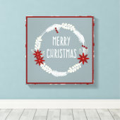 クリスマス キャンバスプリント (インサイチュ (ウッドフロア))