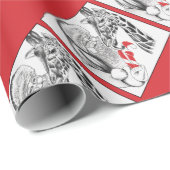 クリスマス・キリンとサンタ ラッピングペーパー (ロールコーナー)