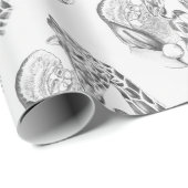 クリスマス・キリンとサンタ ラッピングペーパー (ロールコーナー)