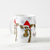 クリスマス・キリン コーヒーマグカップ (正面左)