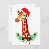 クリスマス・キリン シーズンポストカード (正面/裏面)