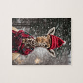 クリスマス・キリン ジグソーパズル (横)