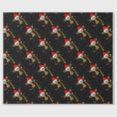クリスマス・キリン ラッピングペーパー (フラット)
