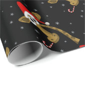 クリスマス・キリン ラッピングペーパー (ロールコーナー)