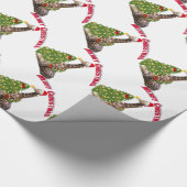 クリスマス・キリン ラッピングペーパー (角)