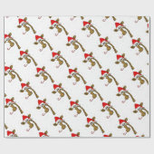 クリスマス・キリン ラッピングペーパー (フラット)