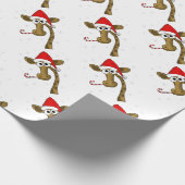 クリスマス・キリン ラッピングペーパー (角)