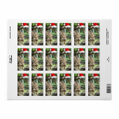 クリスマス・キリン ラベル (フルシート)