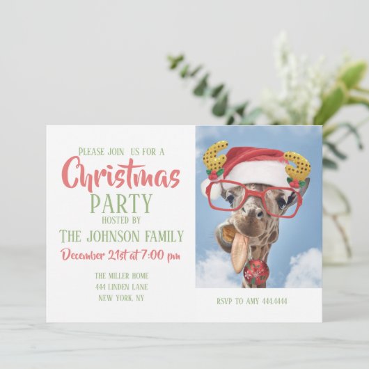 クリスマス・キリン 招待状 (スタンド正面)