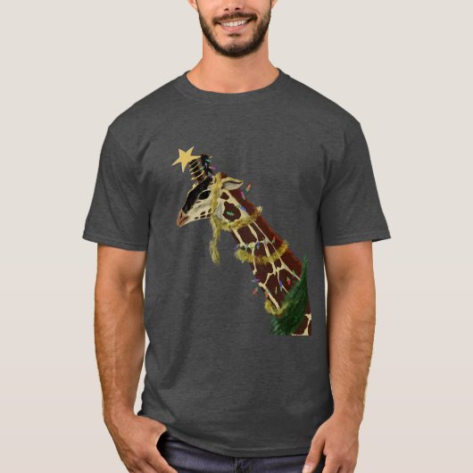 クリスマス+キリン Tシャツ (正面)