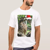 クリスマス・キリン Tシャツ (正面)