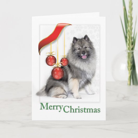 クリスマス·キーションドの挨拶 カード (正面)