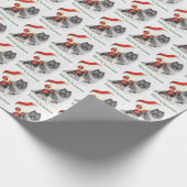 クリスマス·キーションド ラッピングペーパー (角)