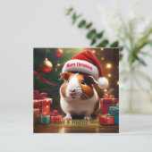 クリスマス・ギニア豚の挨拶 (スタンド正面)