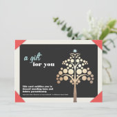 クリスマス・ギフトカード証明書 シーズンカード (スタンド正面)