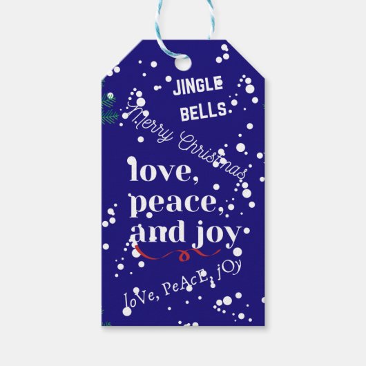 クリスマス ギフトタグ (正面)