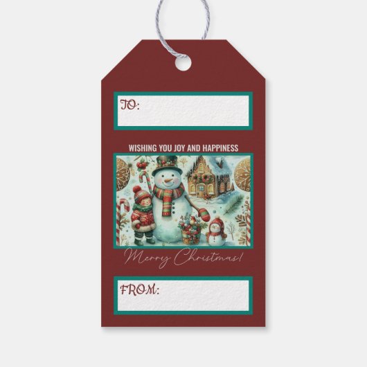 クリスマス ギフトタグ (裏面)