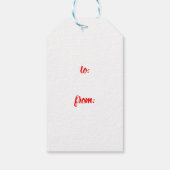 クリスマス ギフトタグ 価格タグ (裏面)