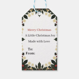 クリスマス ギフトタグ To & From 付き