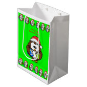 クリスマス ギフトバッグ ふくろう (正面アングル)