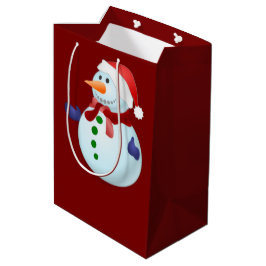 クリスマス ギフトバッグ 雪だるま