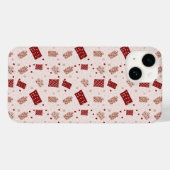 クリスマス ギフトボックス スマホケース Case-Mate iPhoneケース (裏面 (横))