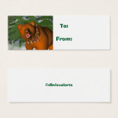 クリスマス，ギフトラベル (正面&裏面)