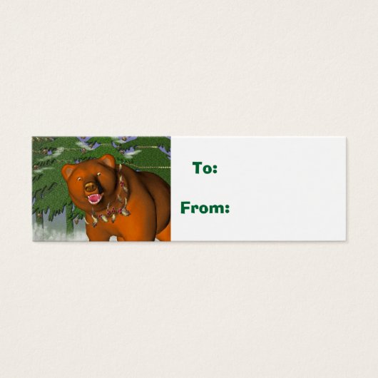 クリスマス，ギフトラベル (正面)